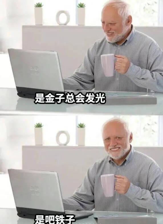 是金子总会发光是吧铁子