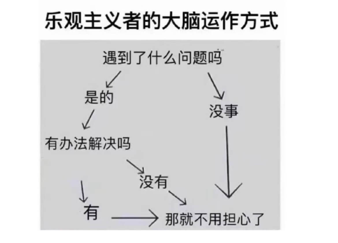 乐观主义者的大脑运作方式遇到了什么问题吗是的没事有办法解决吗