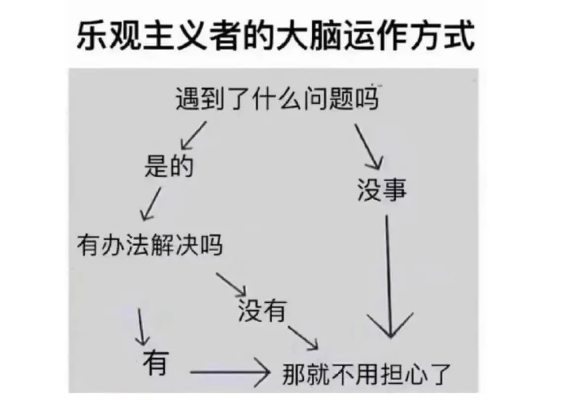 乐观主义者的大脑运作方式遇到了什么问题吗是的没事有办法解决吗