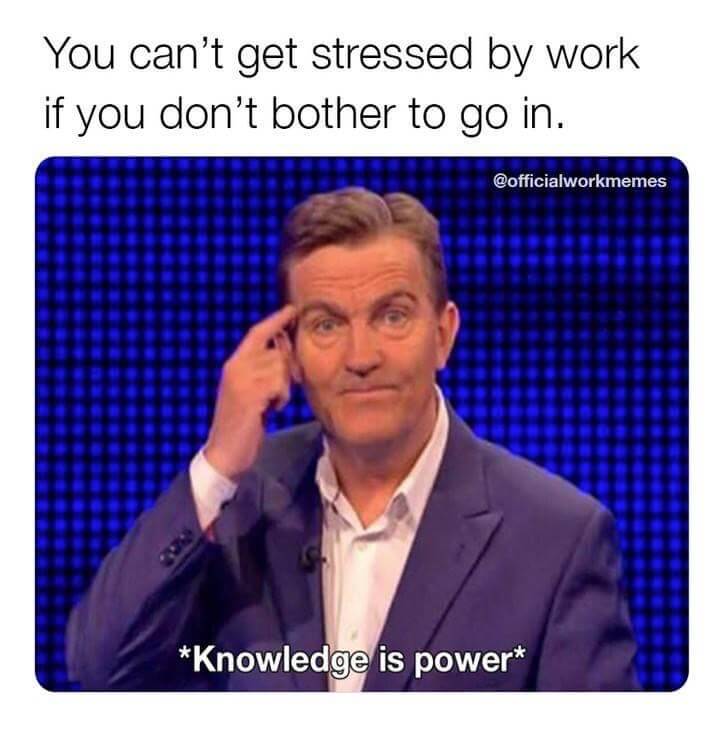 Youcantgetstressedbyworkifyoud