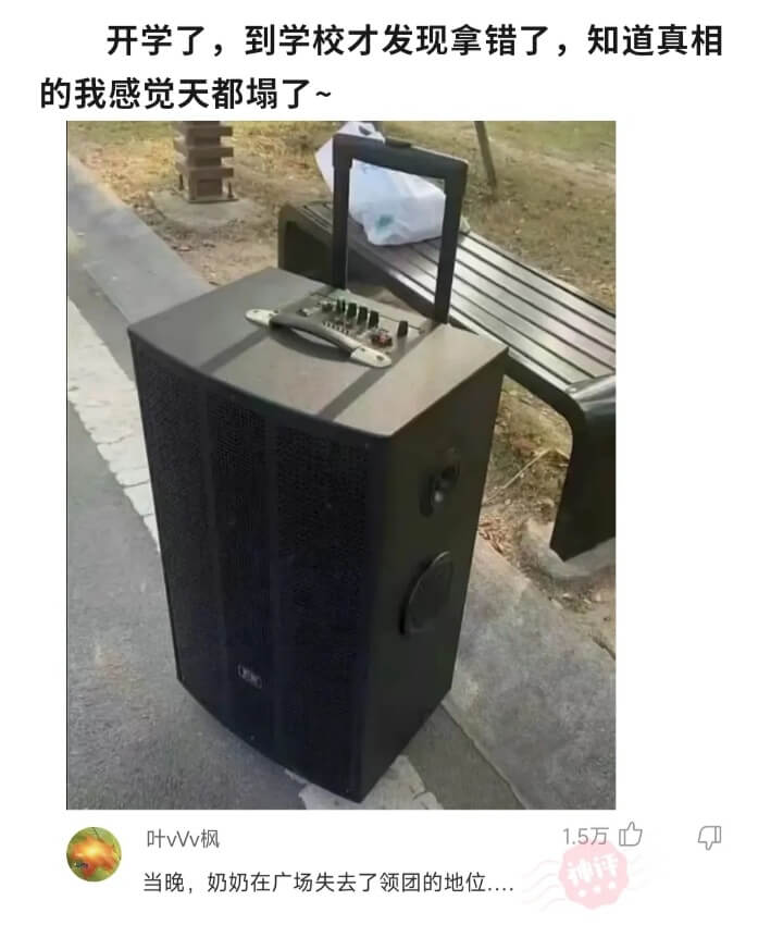 开学了,到学校才发现拿错了,知道真相的我感觉天都塌了~叶vV