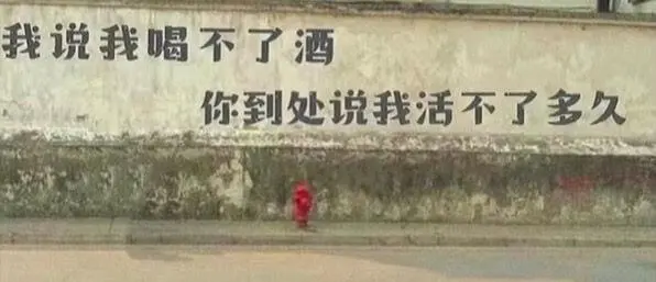 我说我喝不了酒你到处说我活不了多久