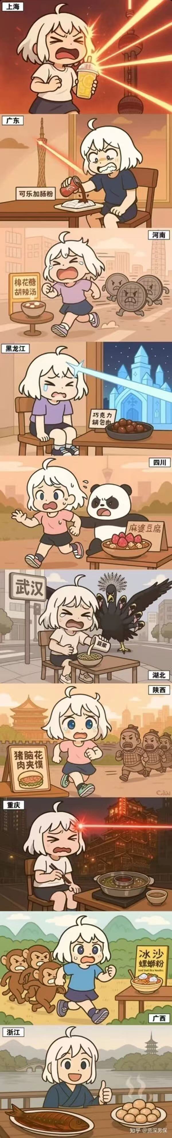 上海广东可乐加肠粉河南棉花糖胡辣汤黑龙江巧克力锅包肉四川麻婆