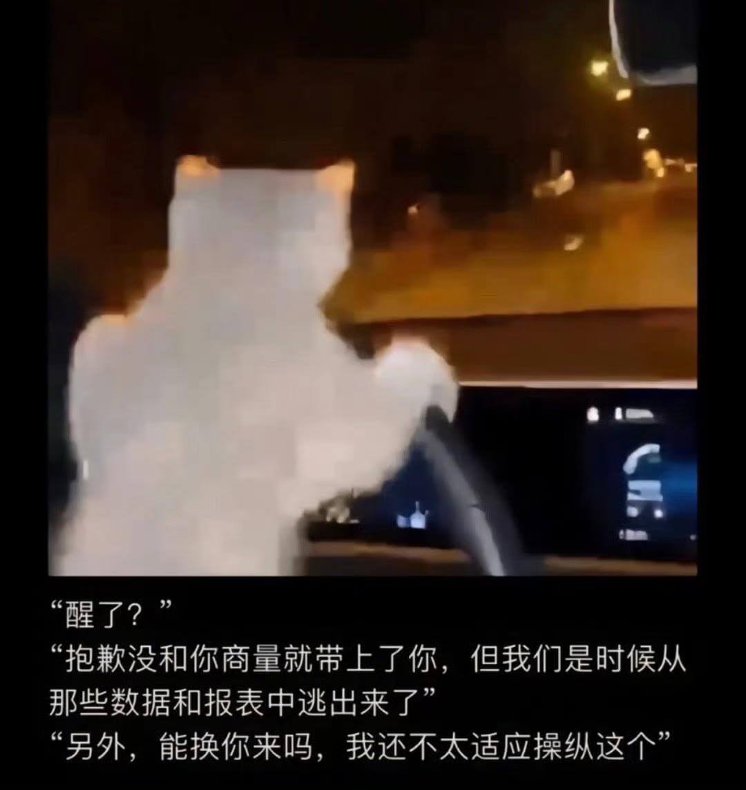 “醒了？抱愧没和你商量就带上了你，但我们是时候从那些数据和报