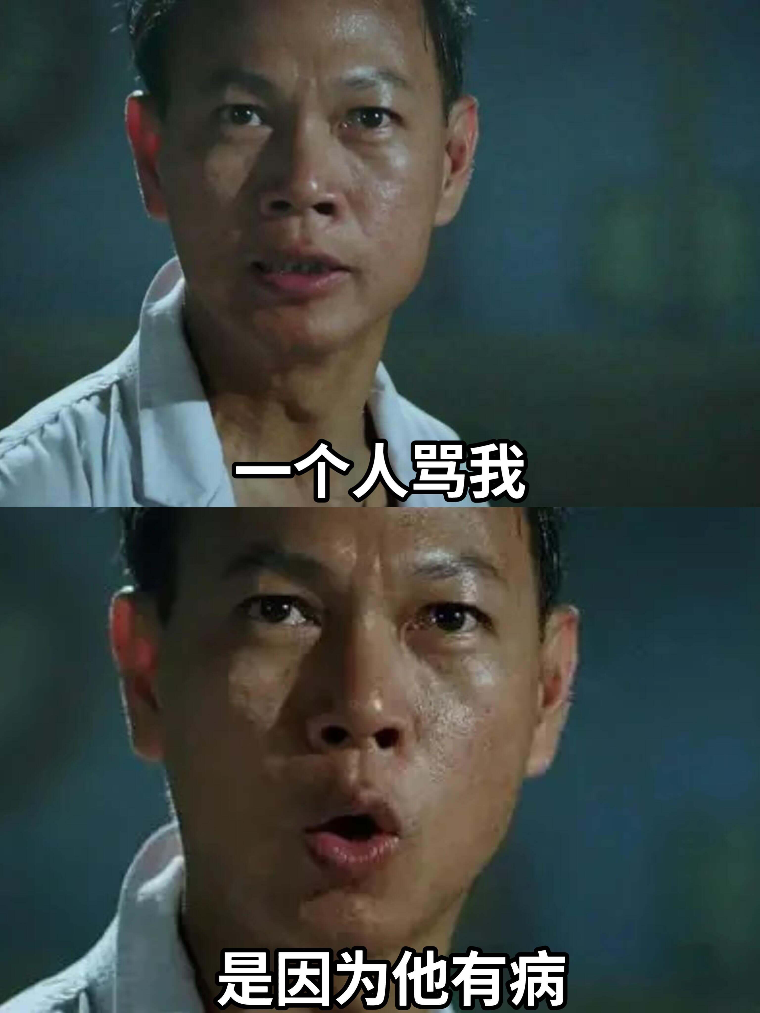 一个人骂我，是因为他有病。