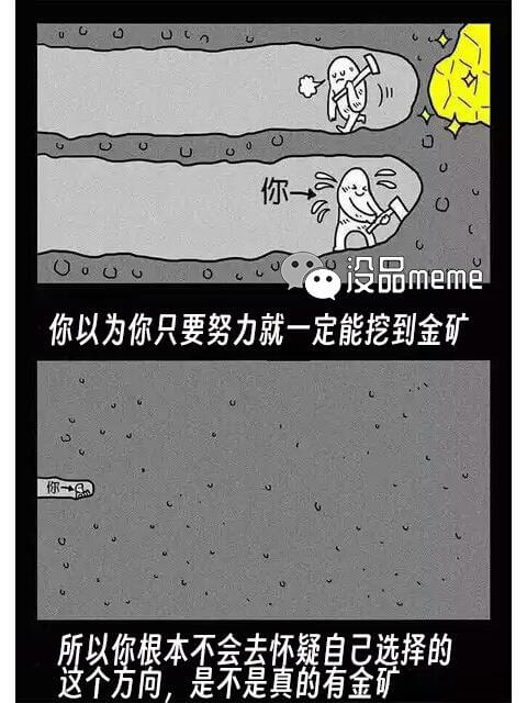 你U没品没品meme你以为你只要努力就一定能挖到金矿所以你根