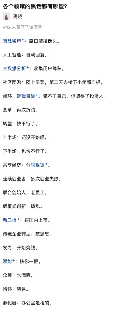 各个领域的黑话都有哪些？离晓442人赞同了该回答智慧城市：路