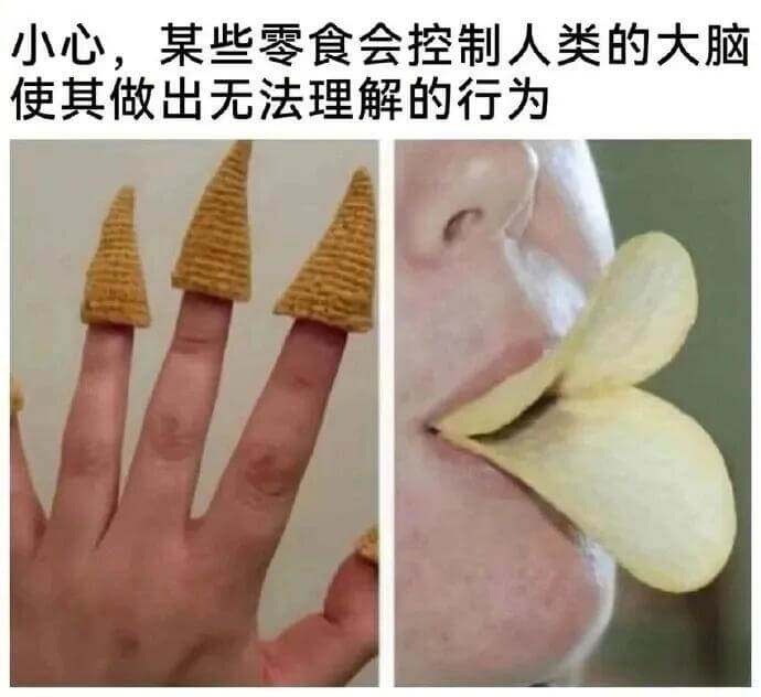 小心，某些零食会控制人类的大脑，使其做出无法理解的行为。