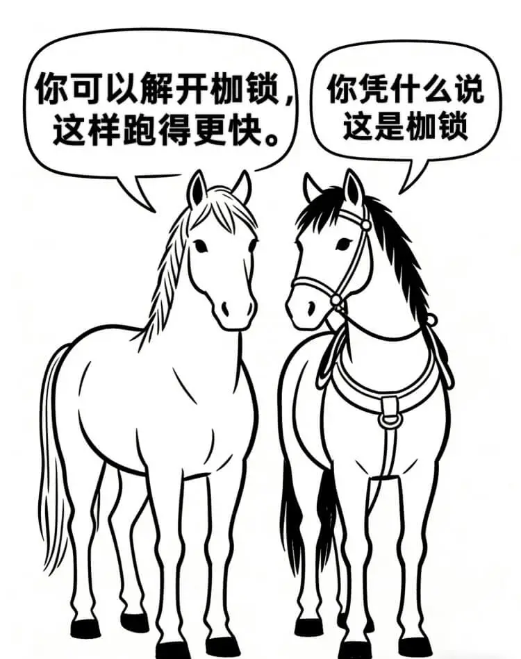 你可以解开锁。你凭什么说这样跑得更快？这是锁。