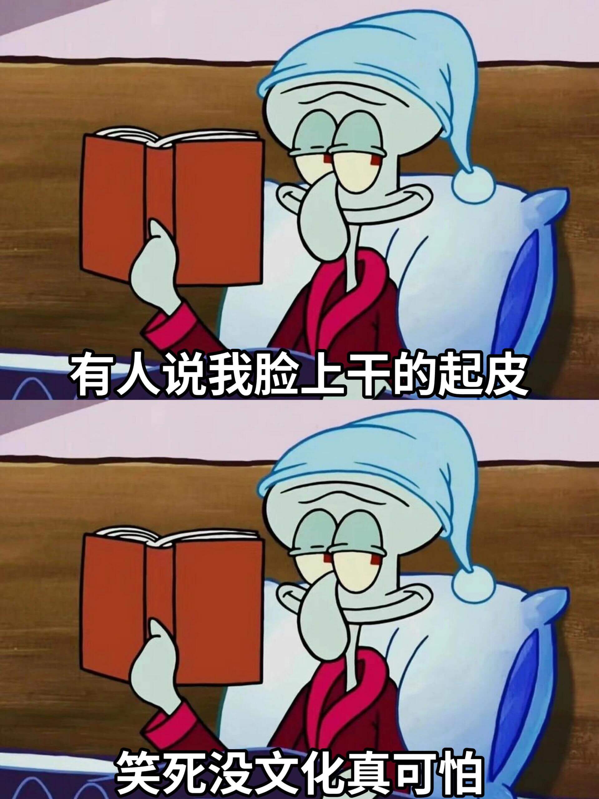 有人说我脸上的玉:start:的起皮笑死，没文化真可怕