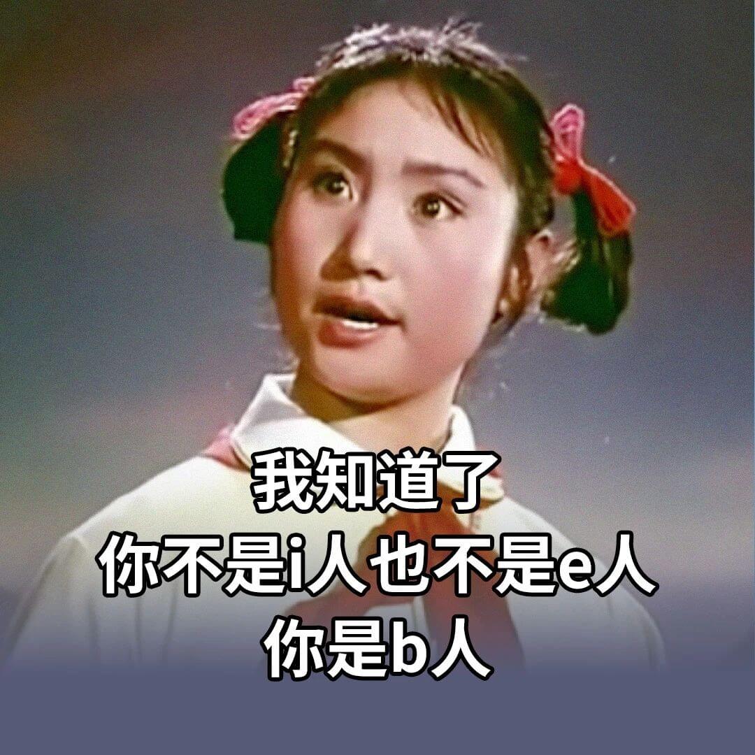 我知道了，你不是i人也不是e人，你是b人