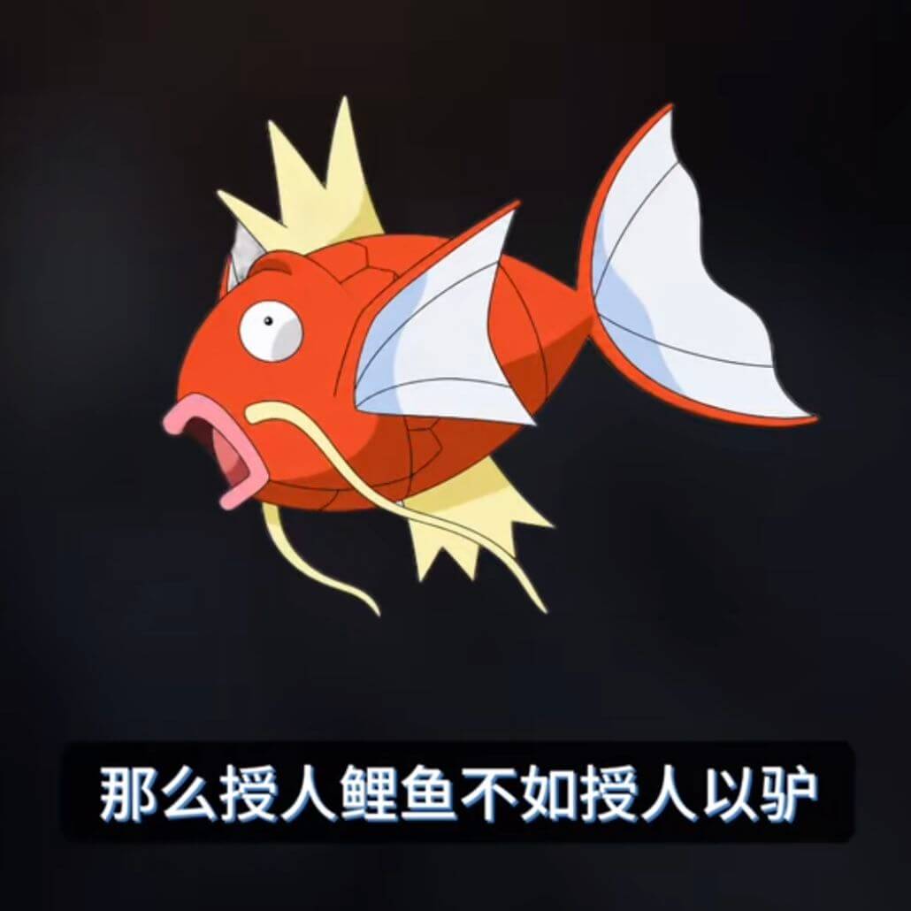 那么授人鲤鱼不如授人以驴