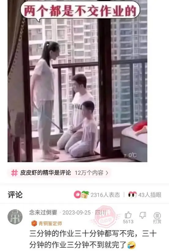 两个都是不交作业的±0℃皮皮虾的精华是评论12万个内容>评论