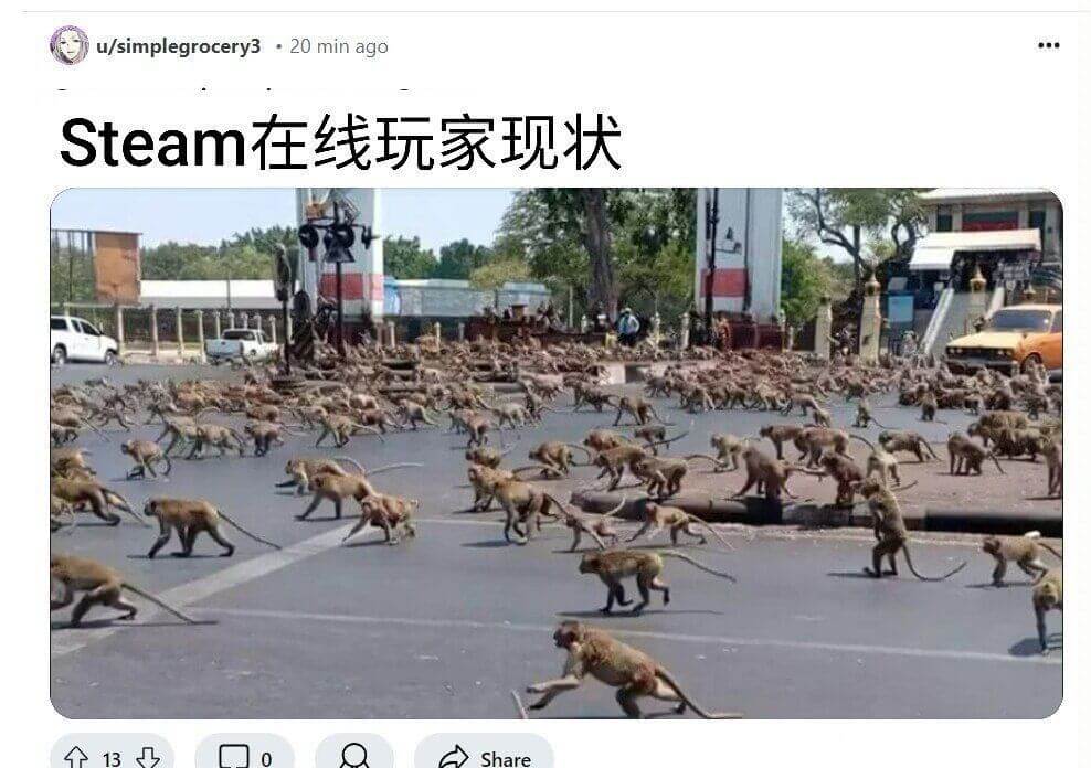 Steam在线玩家现状