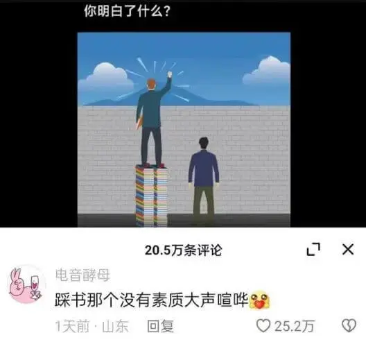 你明白了什么?20.5万条评论口X电音酵母踩书那个没有素质大