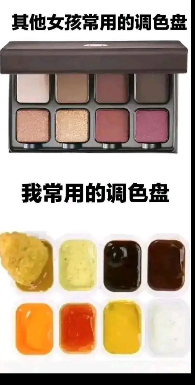其他女孩常用的调色盘我常用的调色盘