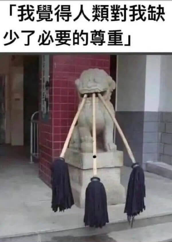 「我覺得人類對我缺少了必要的尊重」