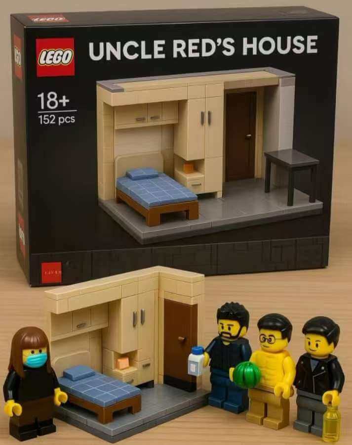 UNCLEREDSHOUSELEGO18+152pcs