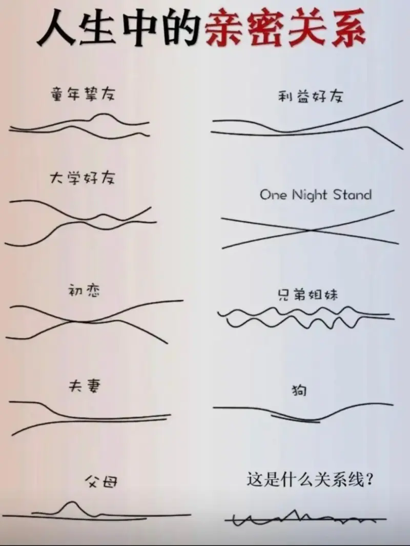 人生中的亲密关系童年挚友利益好友大学好友OneNightSt