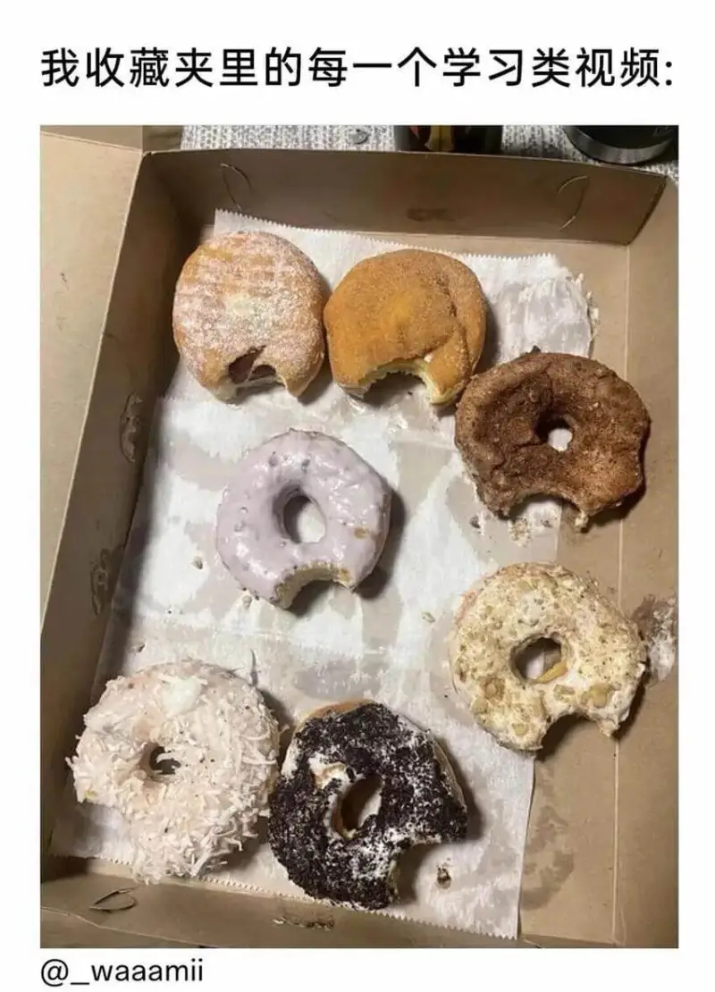 我收藏夹里的每一个学习类视频：waaamii