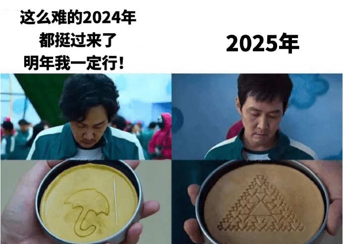 这么难的2024年都挺过来了，2025年，明年我一定行！