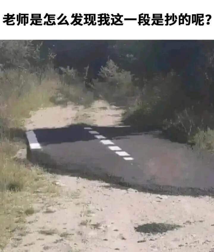 老师是怎么发现我这一段是抄的呢？