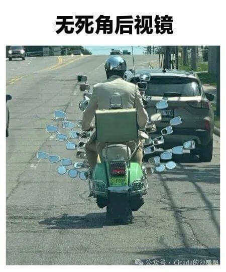 无死角后视镜公众号·Cicada的沙雕图