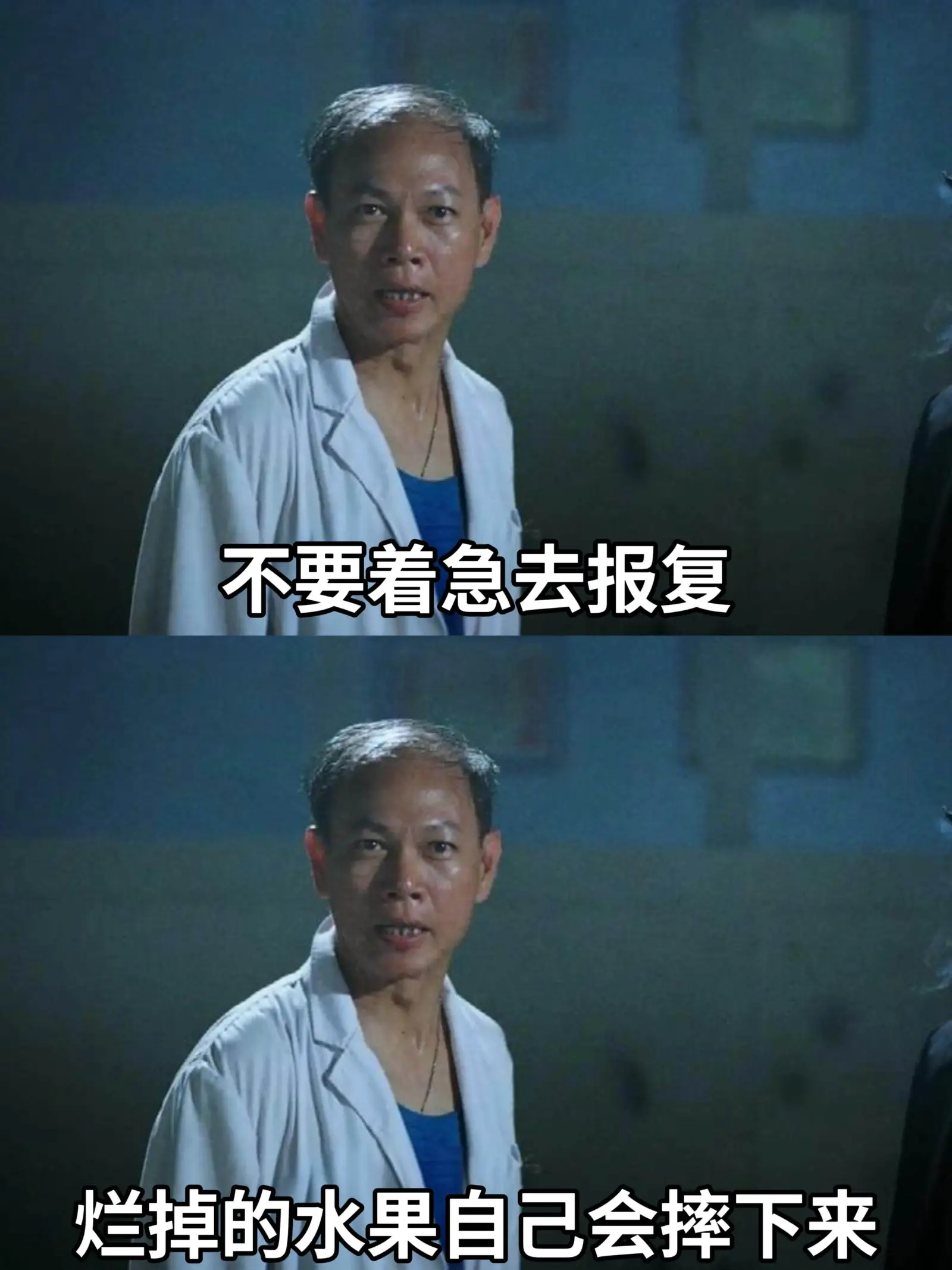 不要着急去报复，烂掉的水果自己会摔下来。