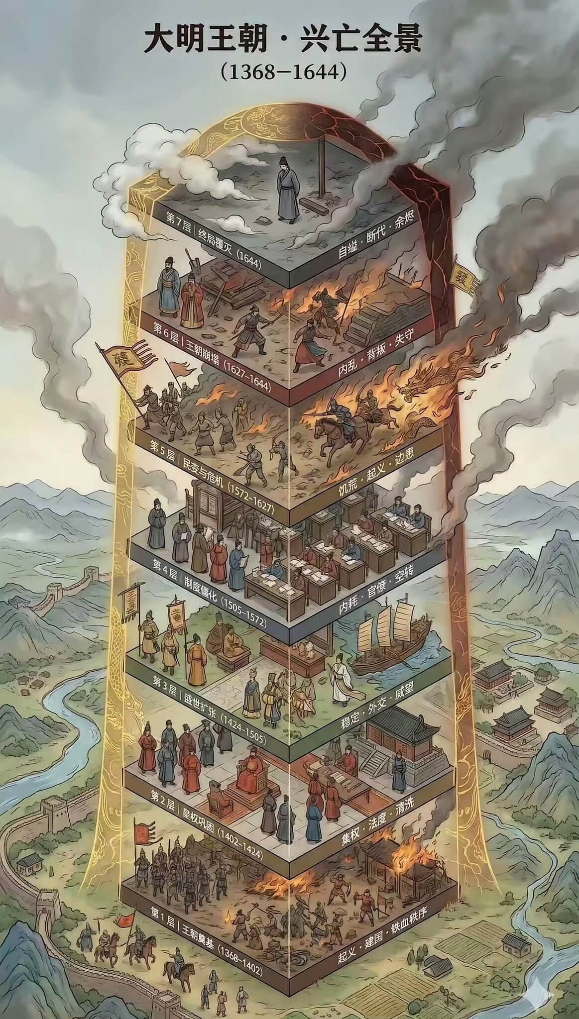 大明王朝·兴亡全景(1368-1644)