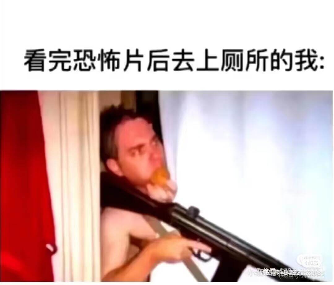 看完恐怖片后去上厕所的我：书