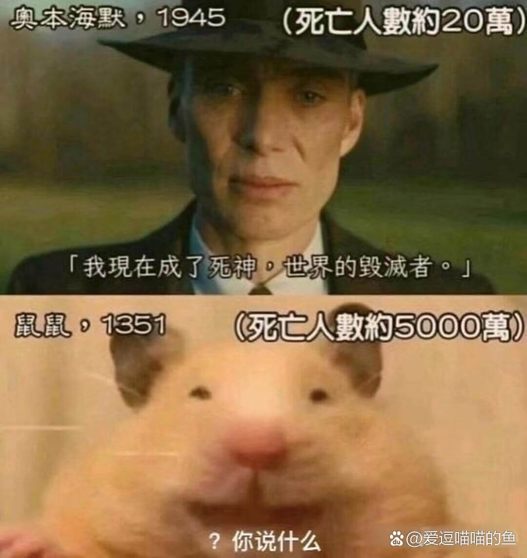 奥本海默：1945（死亡人数约20万）「我現在成了死神，世界