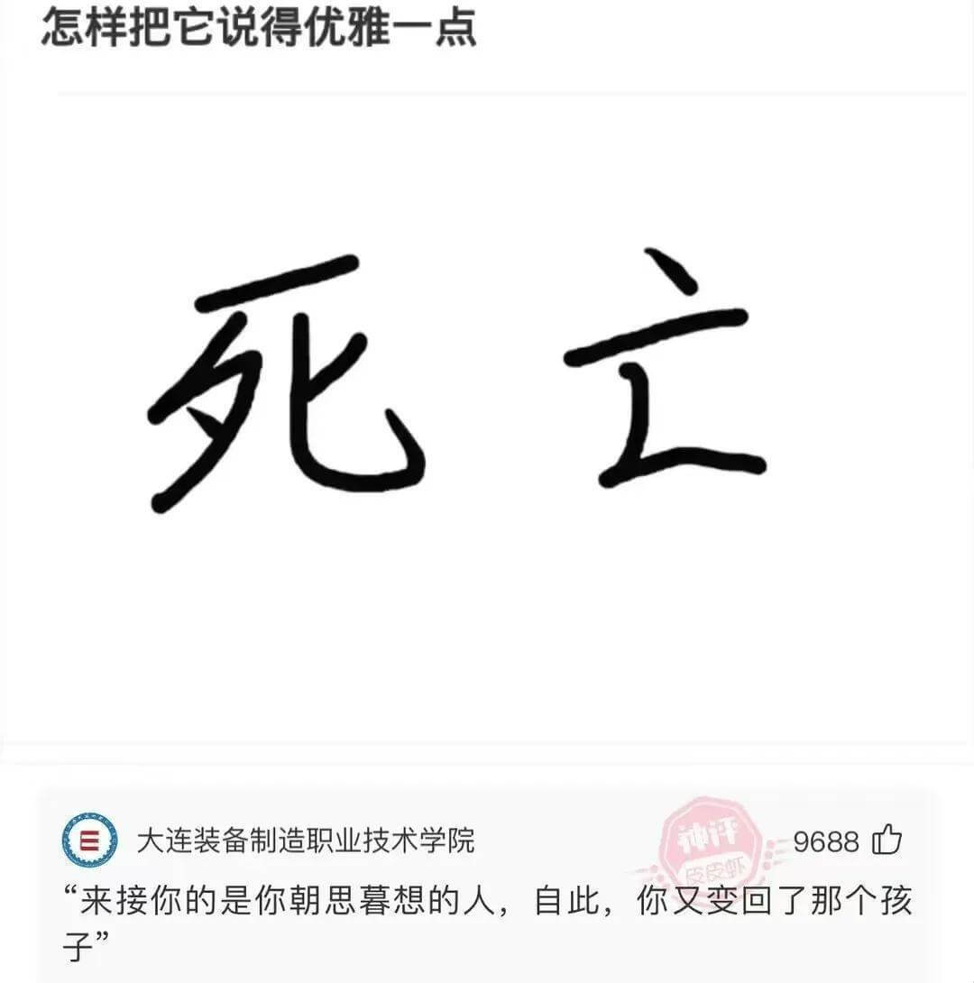 怎样把它说得优雅一点死大连装备制造职业技术学院神评9688皮