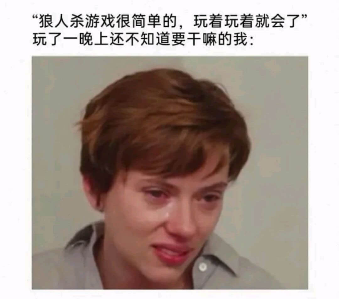 “狼人杀游戏很简单的，玩着玩着就会了”玩了一晚上还不知道要干