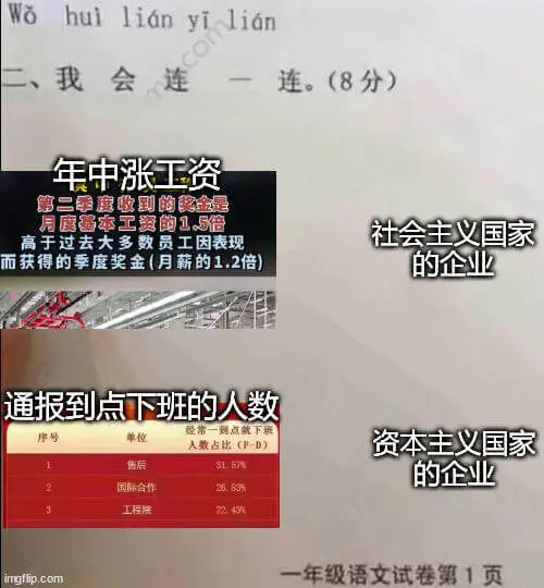 Wohuilidnyilian二、我会连。（8分）年中涨工资