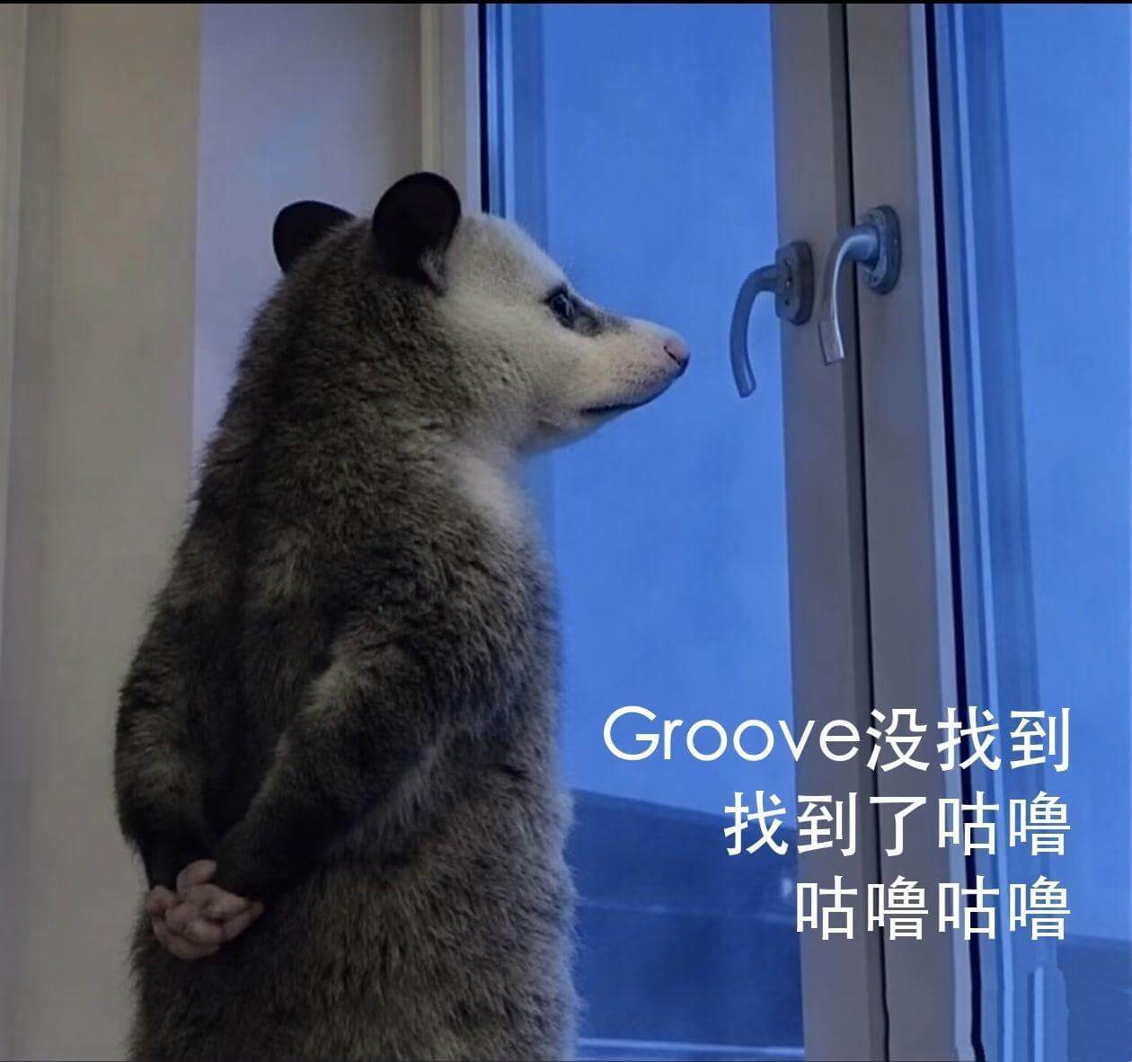 Groove没找到找到了咕噜咕噜咕噜