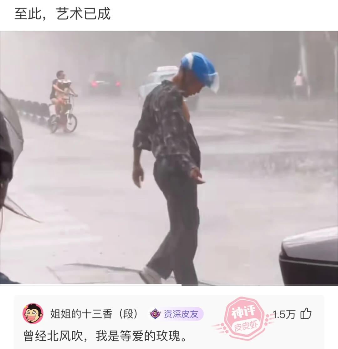 至此，艺术已成姐姐的十三香(段)资深皮友曾经北风吹，我是等爱