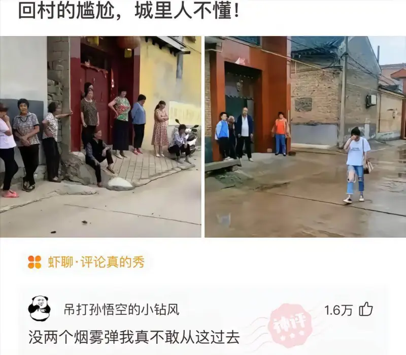 回村的尴尬，城里人不懂!虾聊·评论真的秀吊打孙悟空的小钻风没