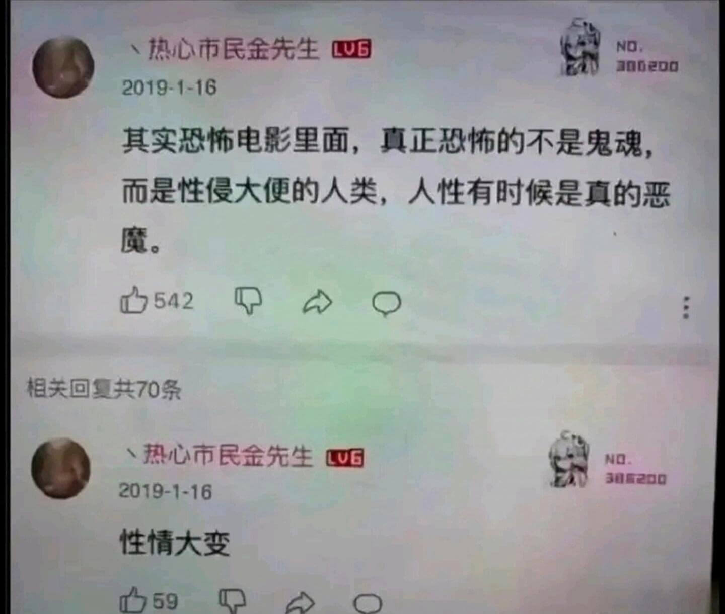 热心市民金先生LUGNO1002002019-1-16其实恐