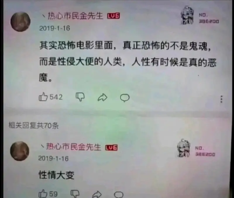 热心市民金先生LUGNO1002002019-1-16其实恐