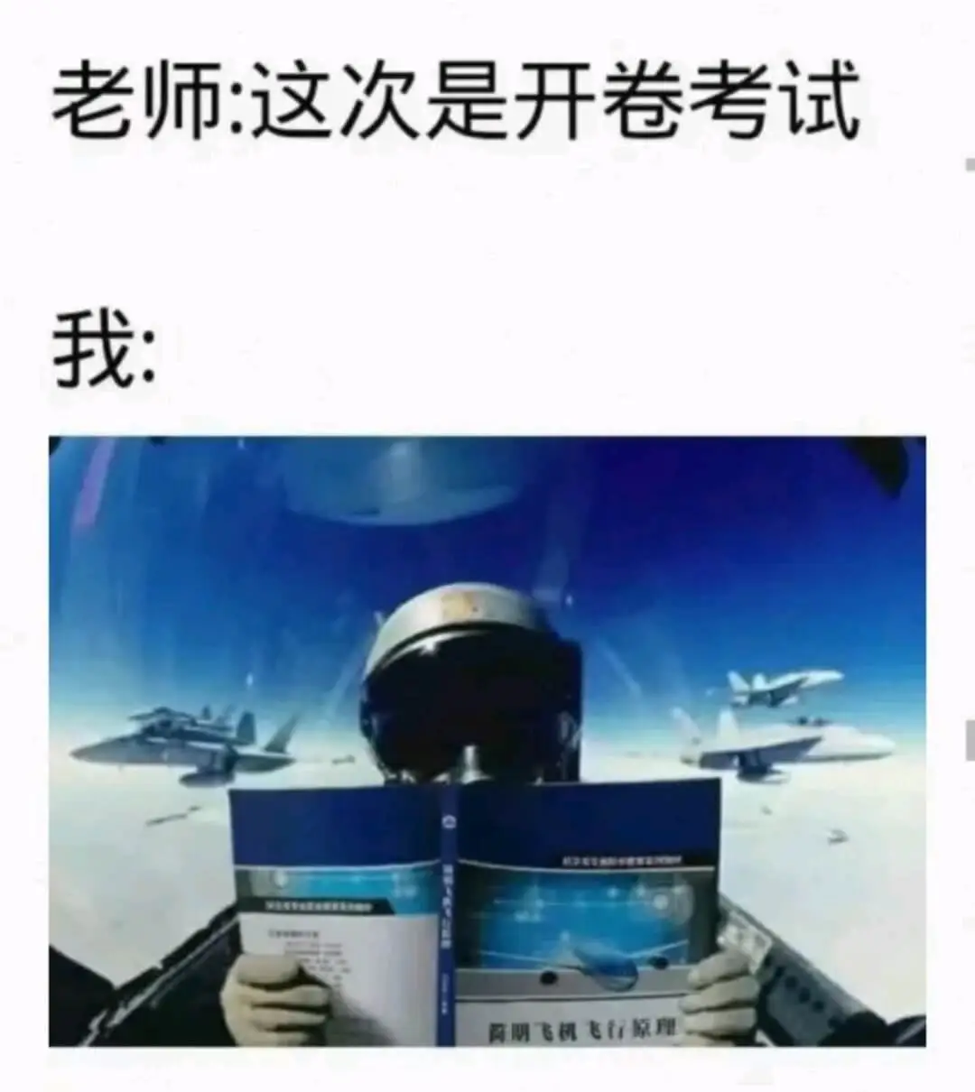 老师:这次是开卷考试我:-*****-简明飞机飞行原理