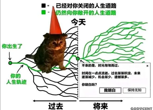 已经对你关闭的人生道路仍然向你敞开的人生道路今天，你出生了。