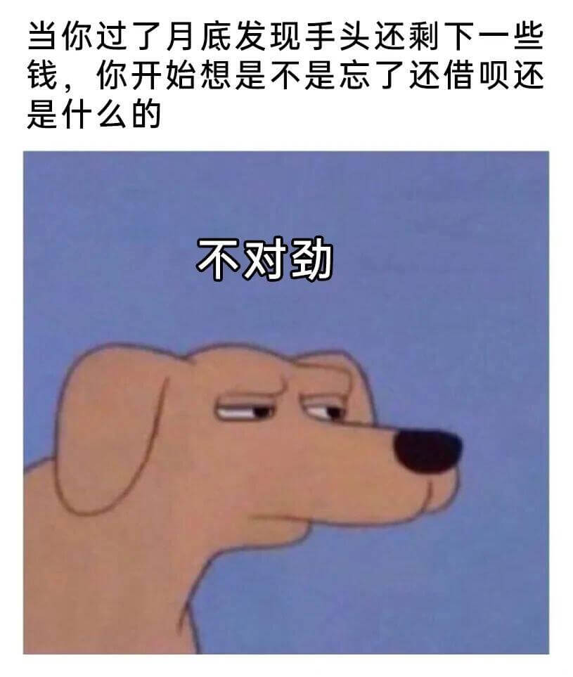 当你过了月底发现手头还剩下一些钱，你开始想是不是忘了还借呗还