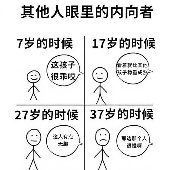 其他人眼里的内向者7岁的时候这孩子看着就比其他孩子稳重成熟很