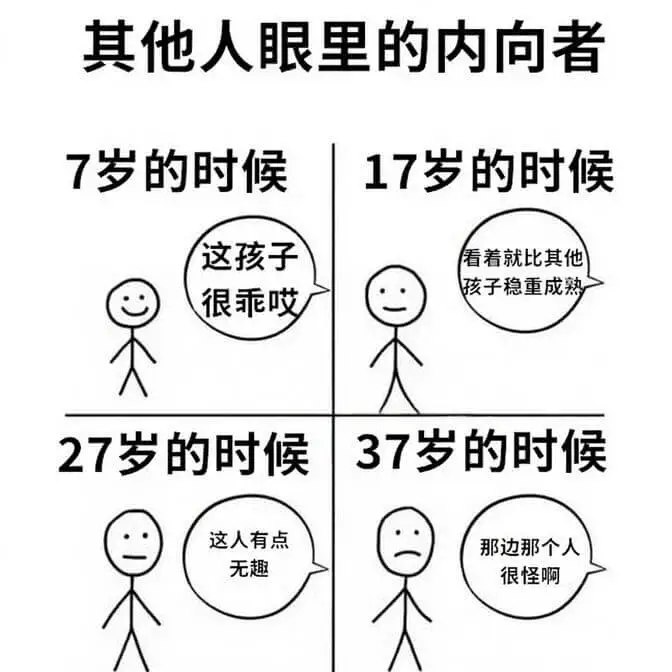 其他人眼里的内向者7岁的时候这孩子看着就比其他孩子稳重成熟很