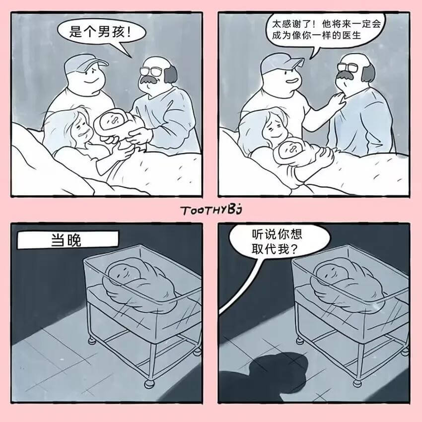 太感谢了！他将来一定会是个男孩！成为像你一样的医生TOOTH