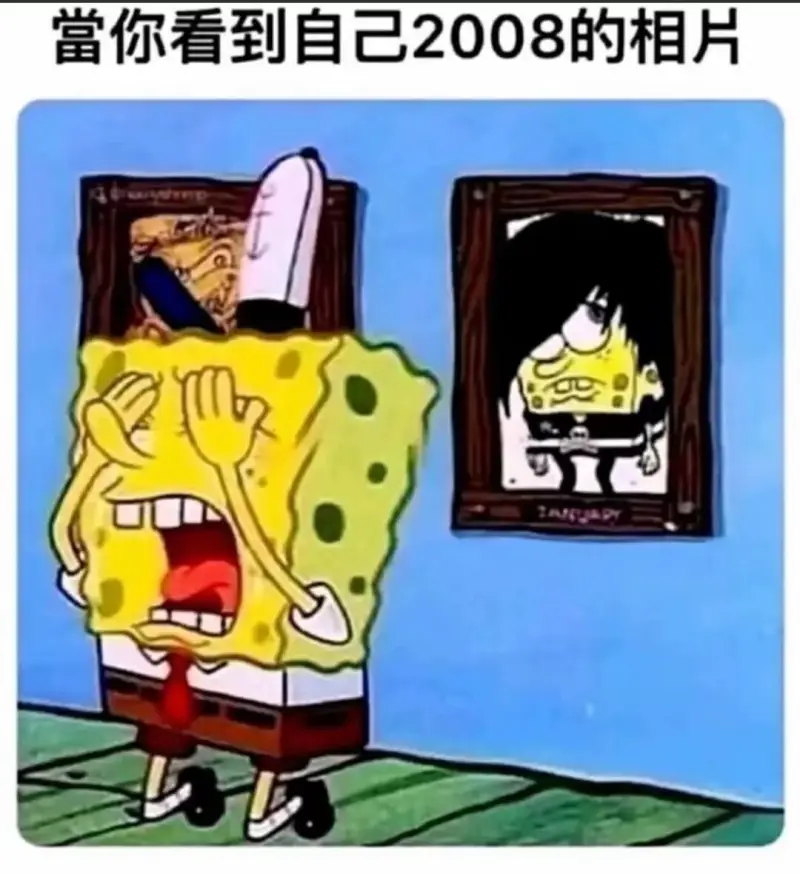 当你看到自己2008的相片