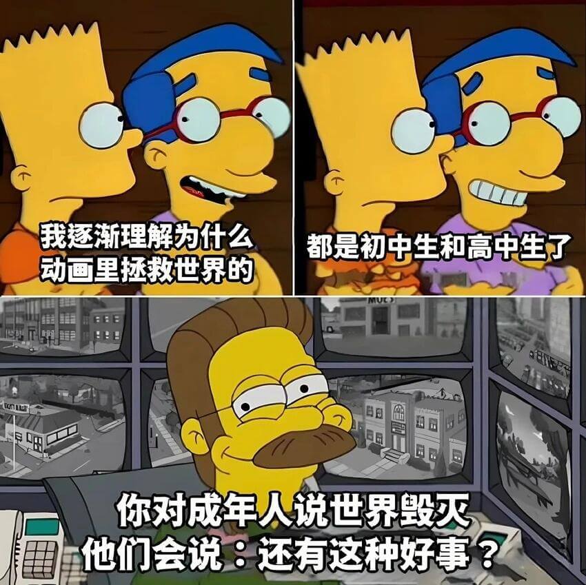 我逐渐理解为什么都是初中生和高中生了动画里拯救世界的你对成年