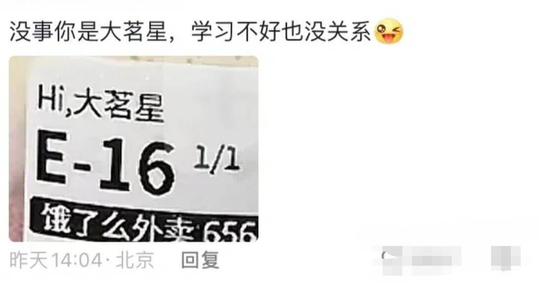 没事，你是大明星，学习不好也没关系。Hi,大明星E-161/