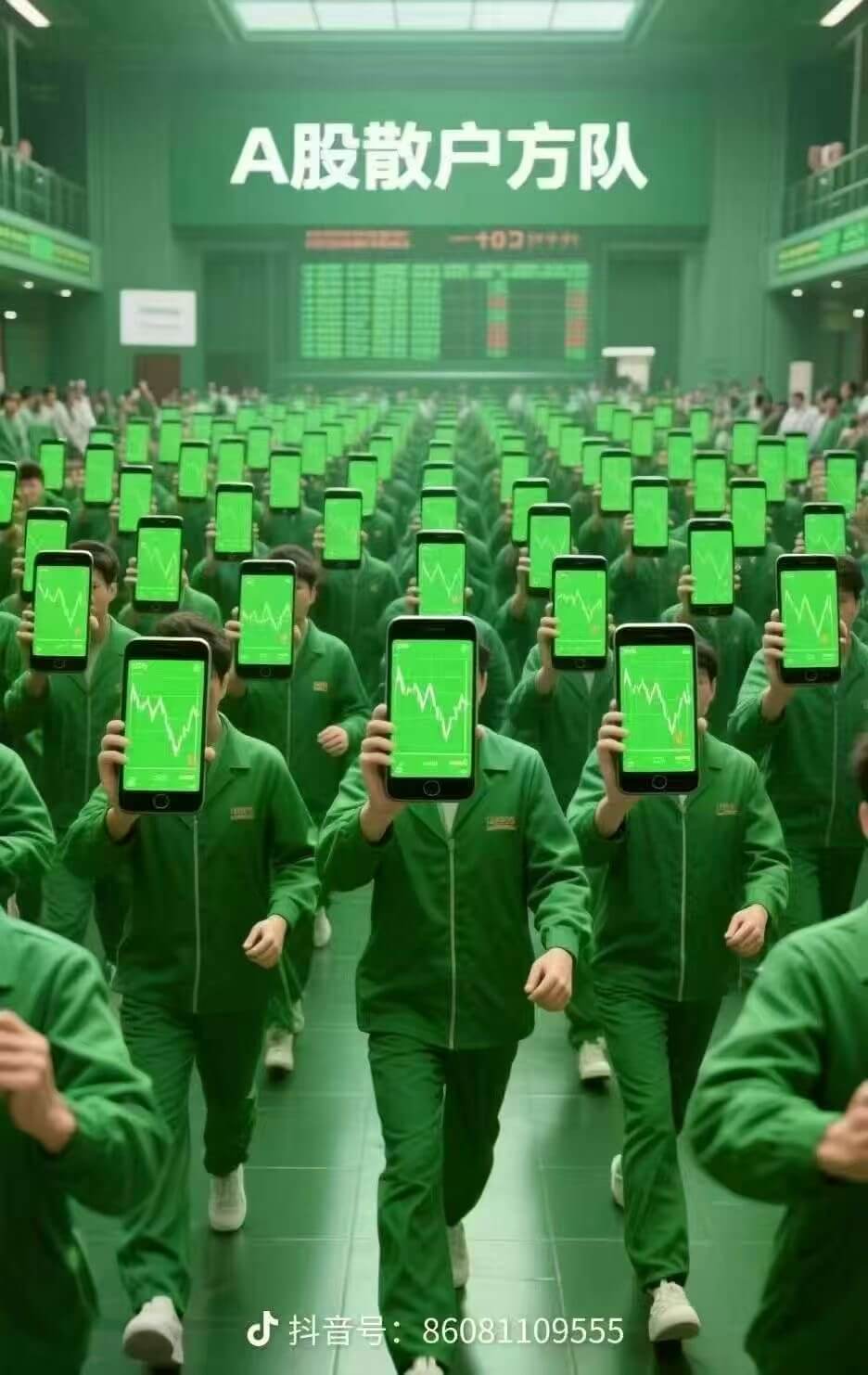 A股散户方队抖音号：86081109555