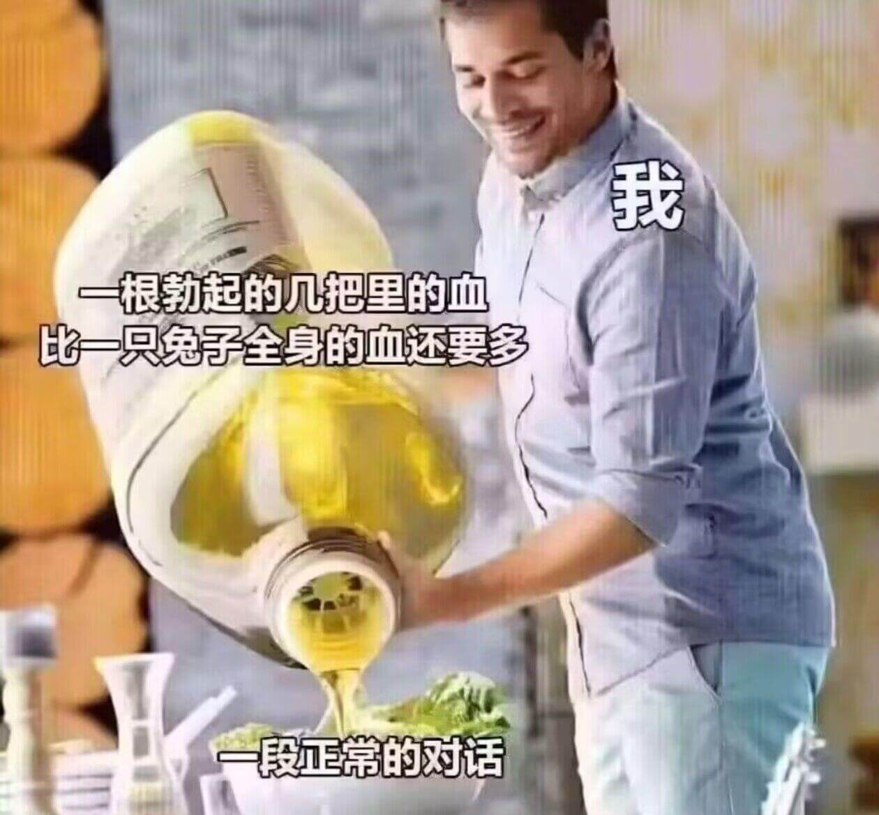 我一根勃起的几把里的血比一只免子全身的血还要多段正常的对话